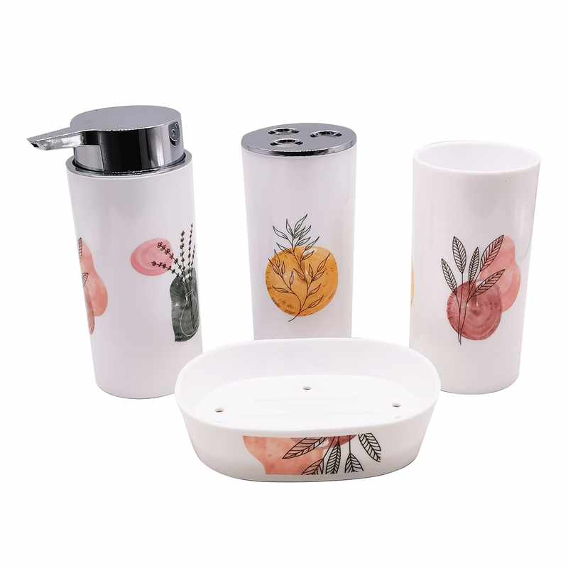 [HC1455B] Dispensador de jabón de plástico, con accesorios,en caja