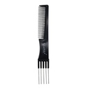 Peine Kelmax, antiéstático, tenedor 4 púas de metal, en bolsa