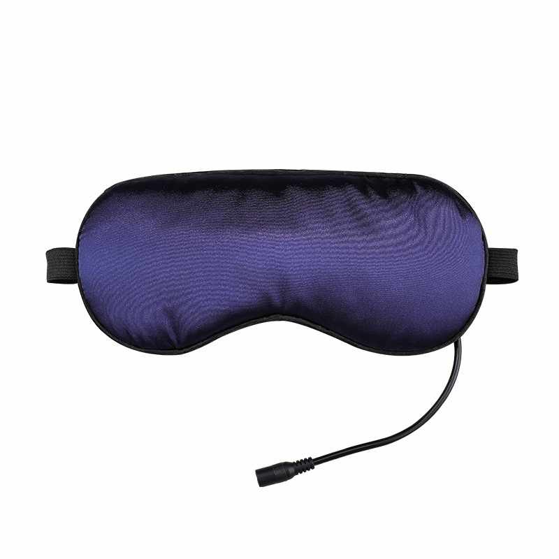 [HC1521] Antifaz para dormir liso calentador USB, en bolsa varios colores