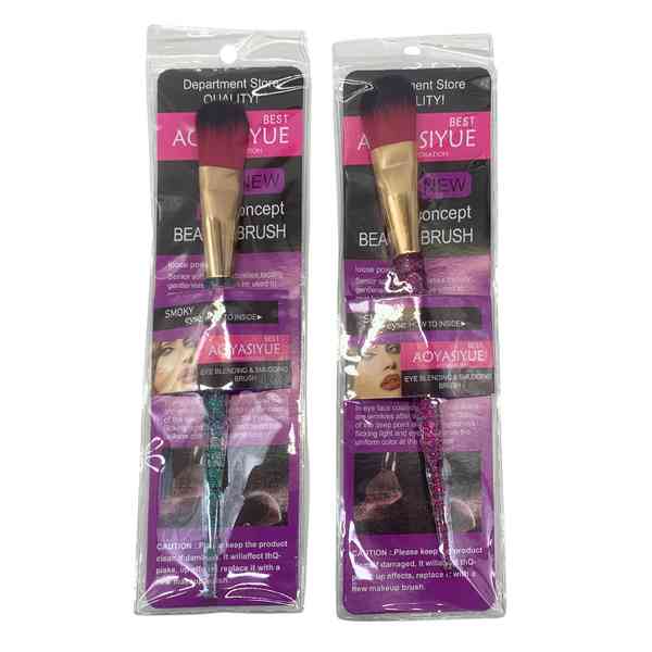 [HC1564] Pincel brocha de maquillaje para base, en sobre de PVC