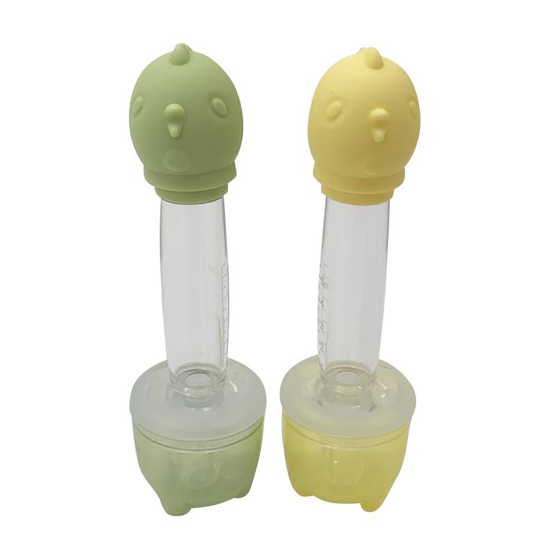 [HC1608] Cuentagotas, para medicación para bebé, con tapa, de silicona y plástico, en bolsa, varios colores