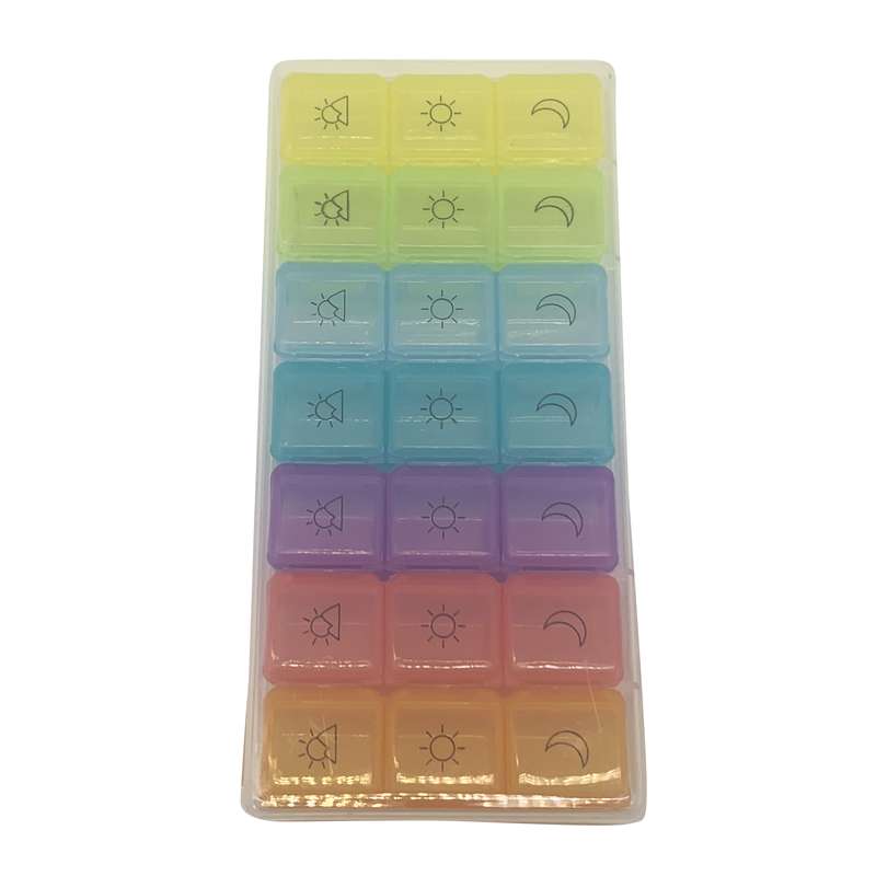 [HC1633] Pastillero 7 días, 21 reparticiones, en bolsa