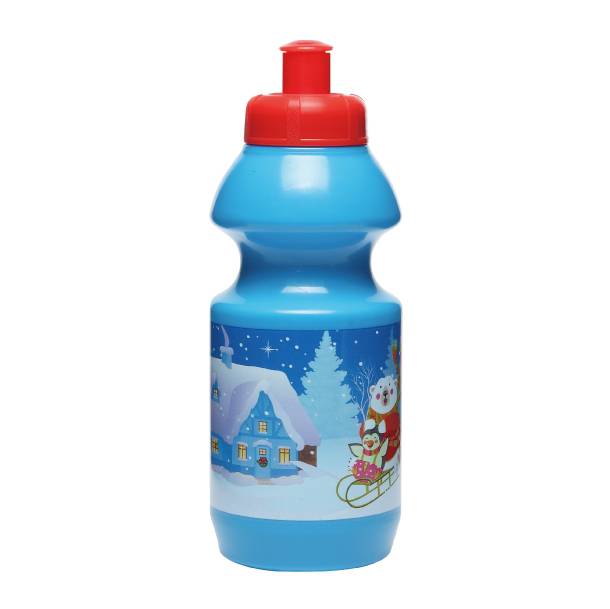 [HC1662] Botella deportiva infantil plástico 400ml, en cartón, varios diseños, MOMEASY