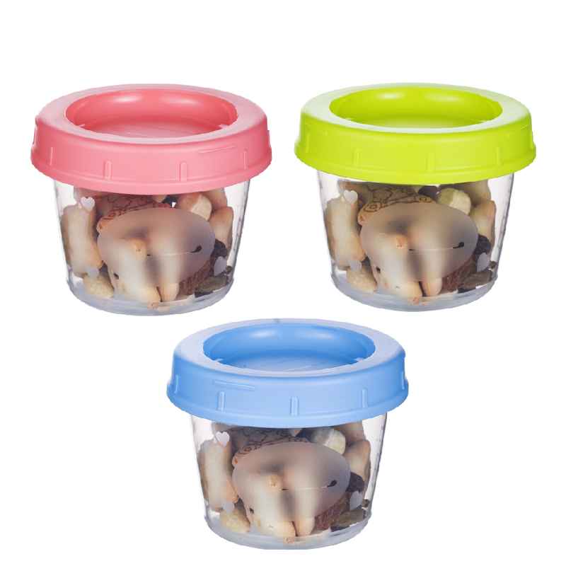 [HC1697] Vianda recipiente de plástico x3 120ml MOMEASY