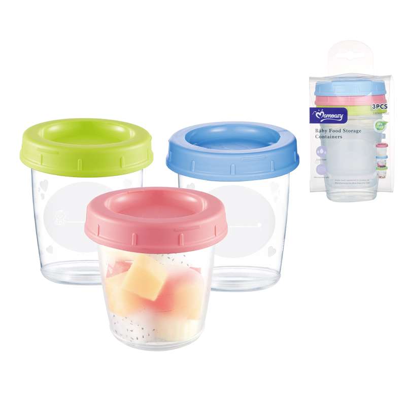 [HC1700] Vianda recipiente de plástico x3 180ml MOMEASY