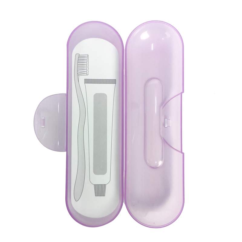 [HC1717] Estuche de plástico, para cepillo de dientes y pasta, en bolsa, varios colores