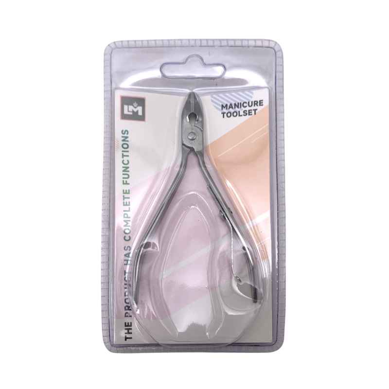 [HC1780] Corta cutícula alicate de acero inoxidable, en blister PACK x12