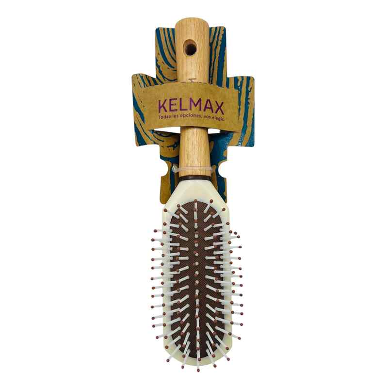 [HC1817] Cepillo para pelo mango de madera neumático, Kelmax