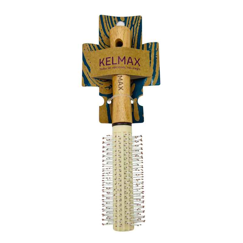 [HC1820] Cepillo para pelo mango de madera redondo, Kelmax