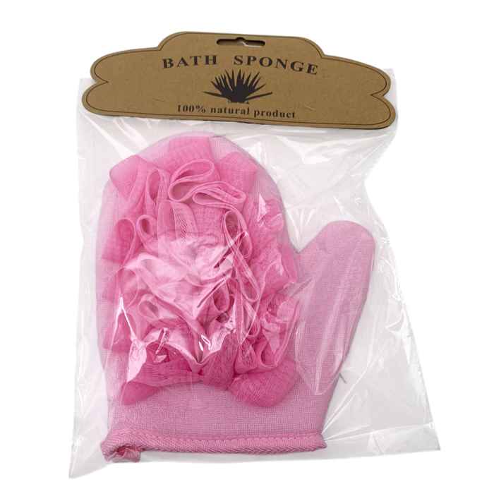 [HC1821] Esponja exfoliante guante, en bolsa, varios colores