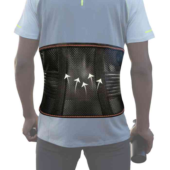 [HC1854] Protector faja lumbar con ballenas, con velcro, en caja