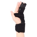 Protector para mano con inmovilizador de dedos, con velcro, en caja