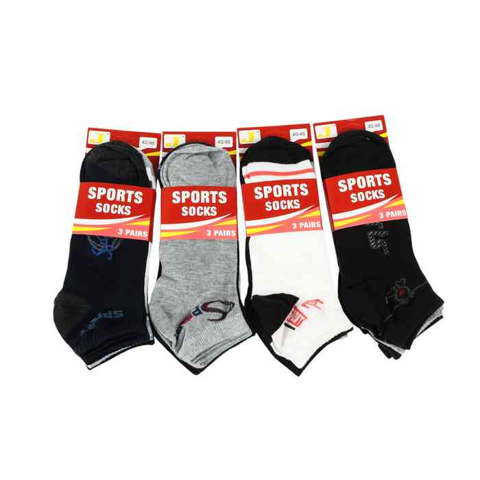 [HC1868] Medias cortas, varios colores, talle grande PACK x12