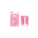 Protector de uñas, para esmaltado, de plástico, 26 unidades, 10 tamaños en caja
