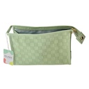 Neceser de PU con cierre VERDE Kelmax