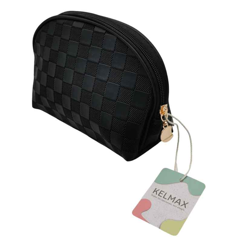 [HC1887NG] Neceser de PU con cierre NEGRO, Kelmax