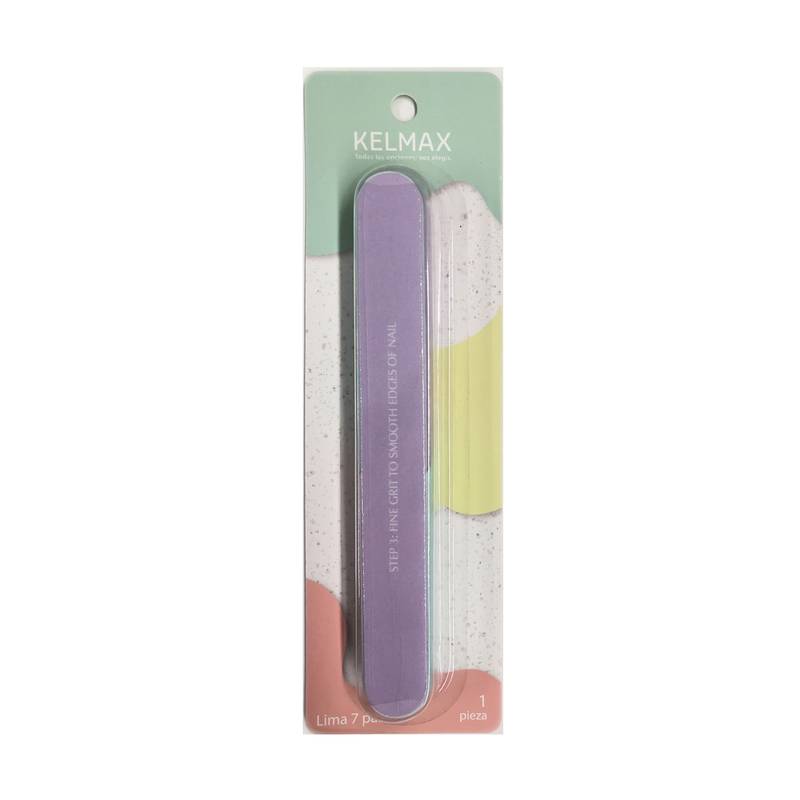 Lima pulidora 7 pasos, en blister, Kelmax