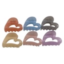 Broche pinza para pelo, varios colores, PACKx12