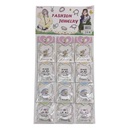 Pulsera, de metal x2, PACKx12