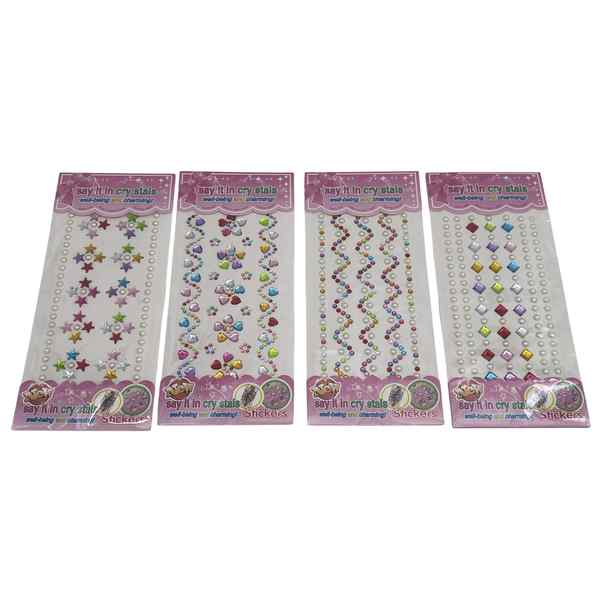 Stickers autoadhesivos, decorativos multiuso, PACKx12