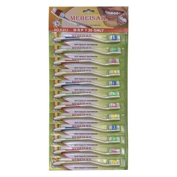 [HC1992] Cepillo de dientes para adulto, x12, en blister