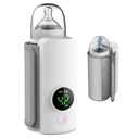 Calienta mamaderas portátil, con control de temperatura, recargable con USB, en caja