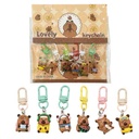 Llavero de resina carpincho x6, PACK x12