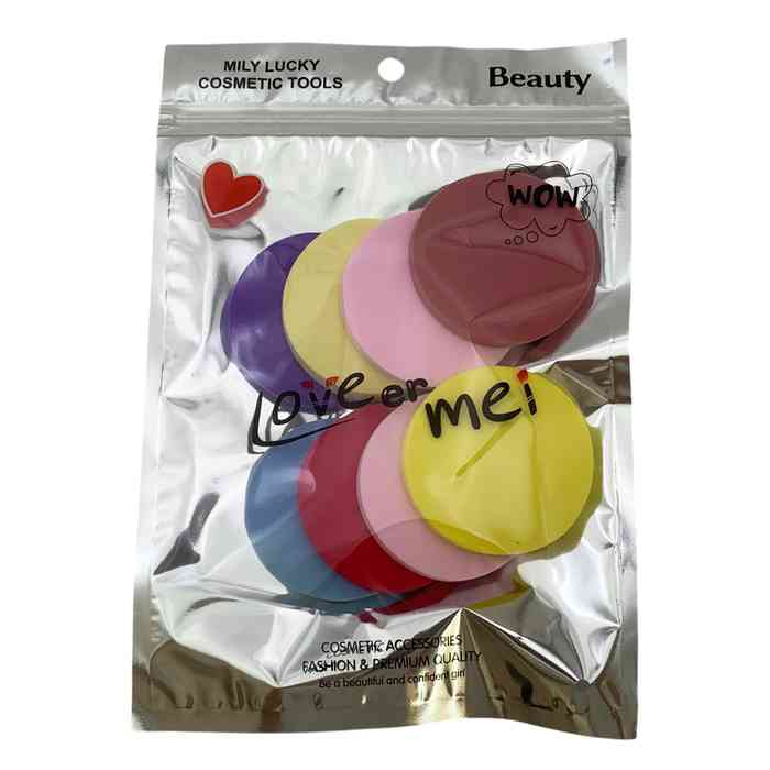 [HC2029] Esponja aplicadora redonda x8, en bolsa, PACK x12