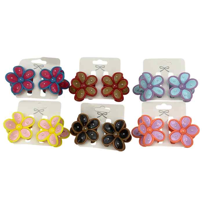 Pinza para pelo x2, varios colores, PACKx6