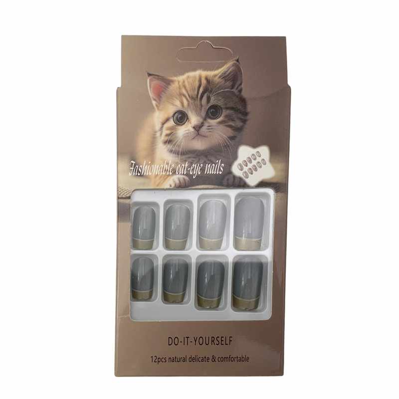 Uñas postizas adhesivas, PACK x12, varios colores