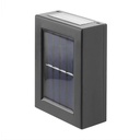 Farol de pared solar chico, luz en 2 direcciones en caja