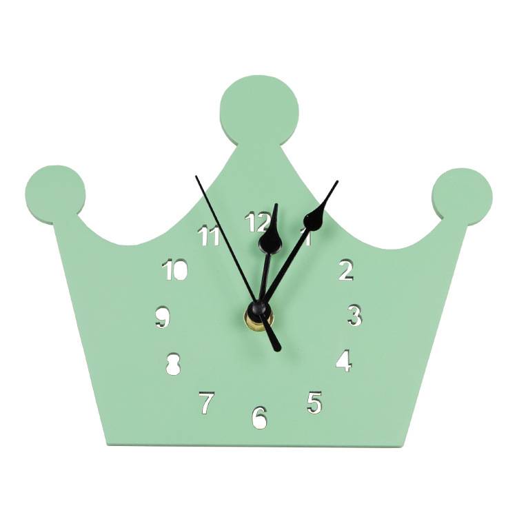 Reloj de pared infantil de madera, en caja