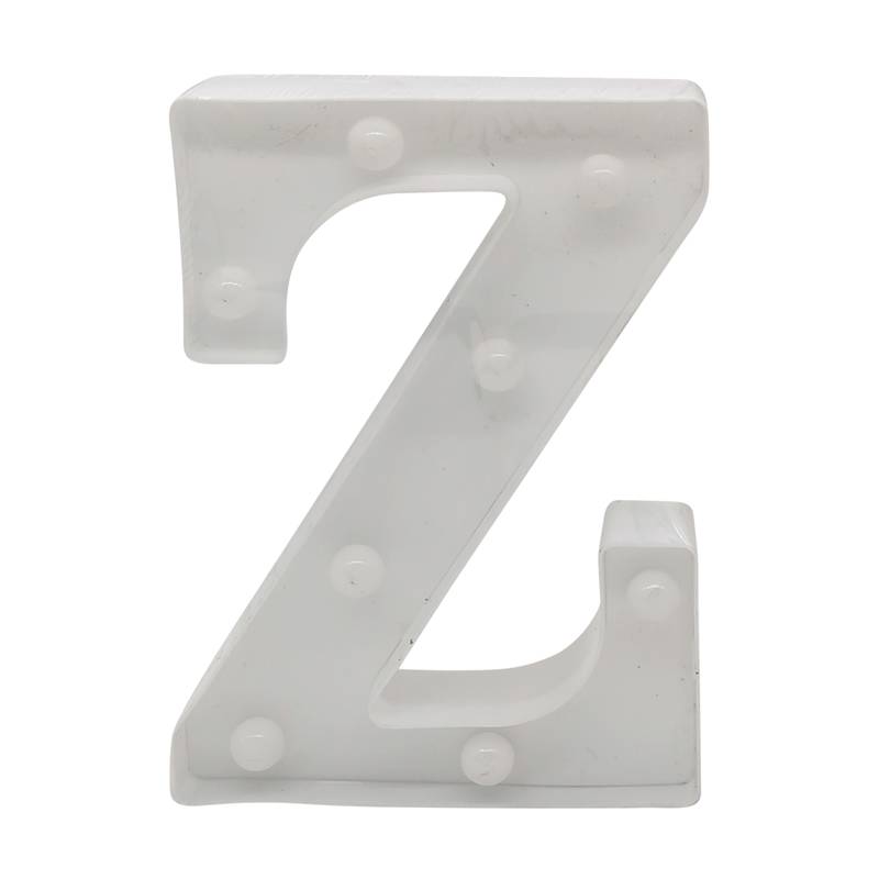 [HE1503Z] Lámpara led letra Z 7 led, 2AA