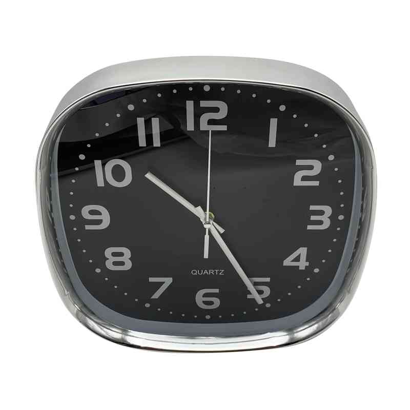 [HE1507] Reloj de pared 30cm de lado, 2 colores, en caja