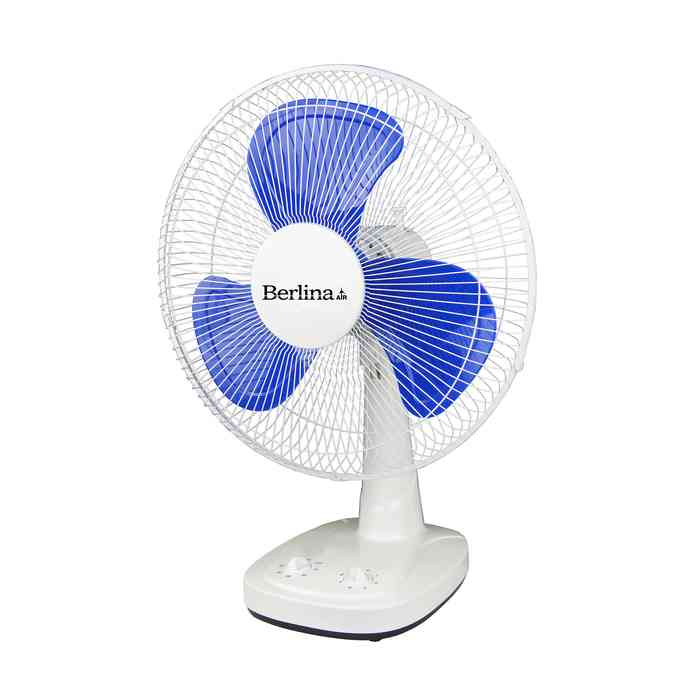 [HE1509] Ventilador Berlina 16" de mesa, 3 velocidades, 3 aspas de plástico, en caja