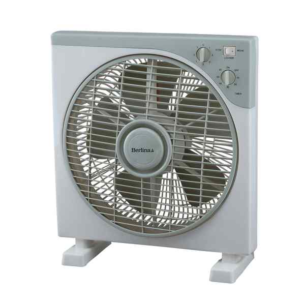 [HE1510] Ventilador Berlina 12" turbo, 3 velocidades 5 aspas de plástico, en caja