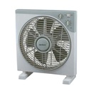 Ventilador Berlina 12" turbo, 3 velocidades 5 aspas de plástico, en caja