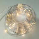 Luces led x100 mini cálidas con panel solar, 10 metros en caja