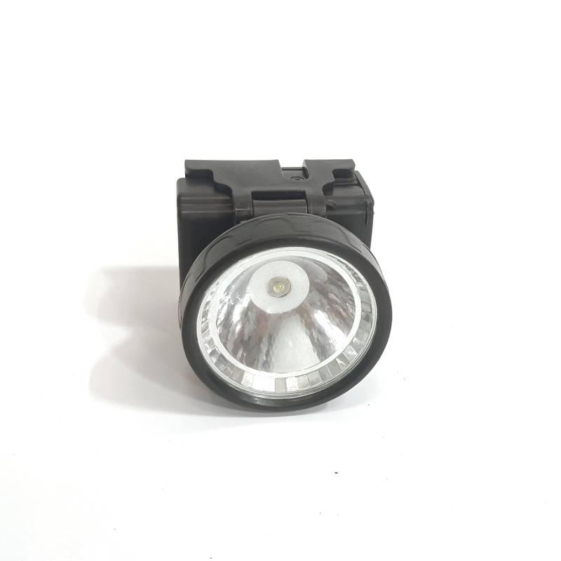 Linterna para cabeza 1 led, recargable 220v, en caja
