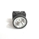 Linterna para cabeza 1 led, recargable 220v, en caja