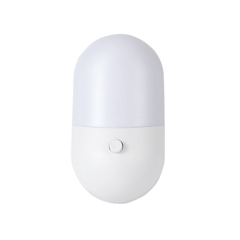 [HE1555] Lámpara led luz nocturna, para enchufe 220v en caja, varios colores