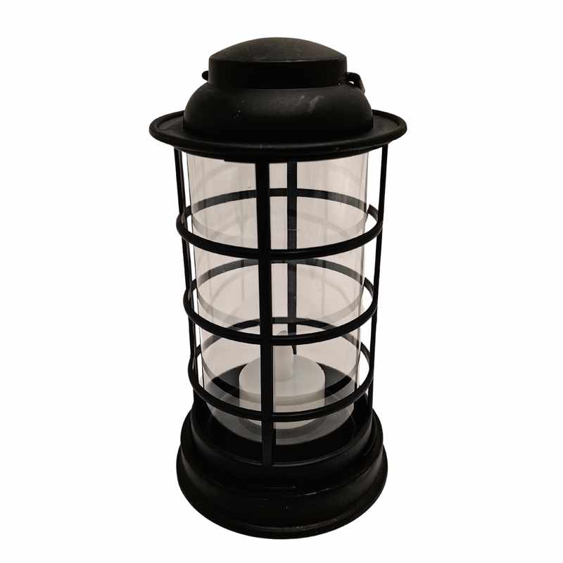 [HE1574] Lámpara LED farol con vela, 2 colores
