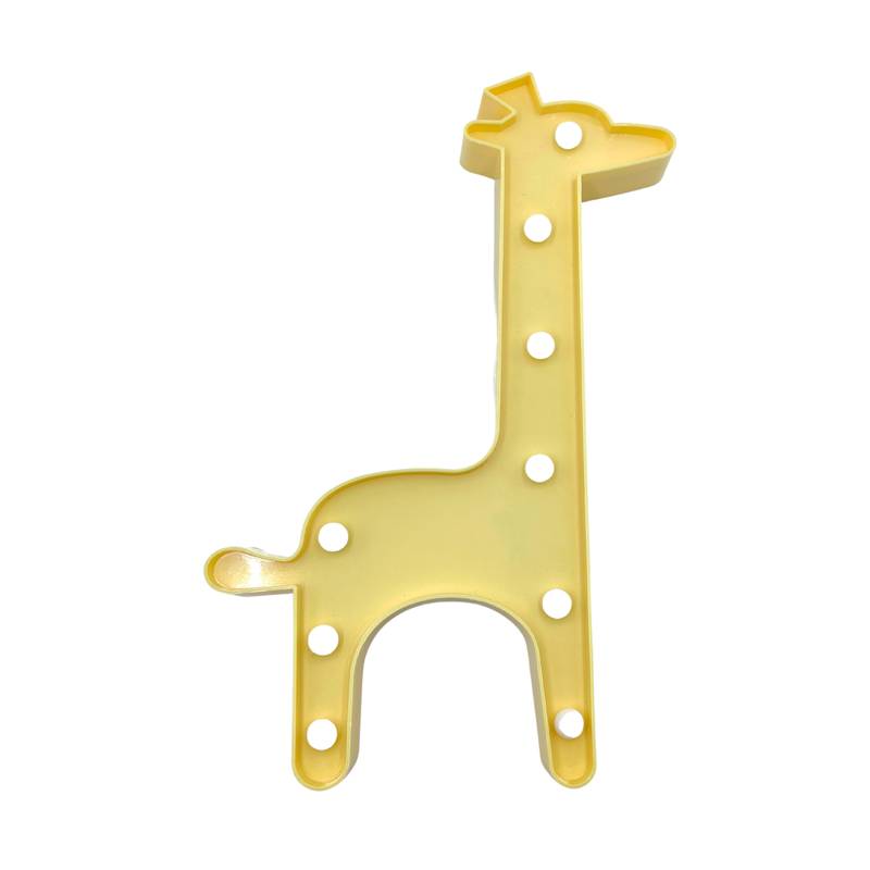 [HE1587] Lámpara LED, 2AA, jirafa varios colores