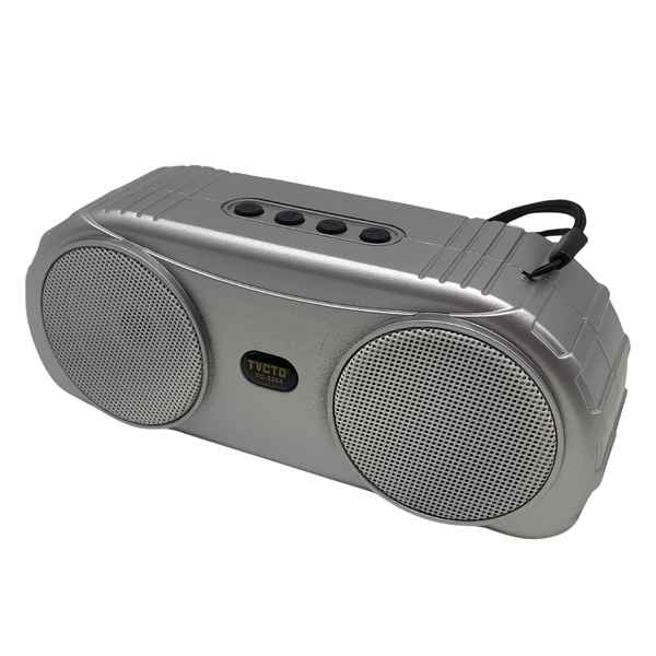 [HE1633] Parlante con linterna, recarga USB en caja varios colores