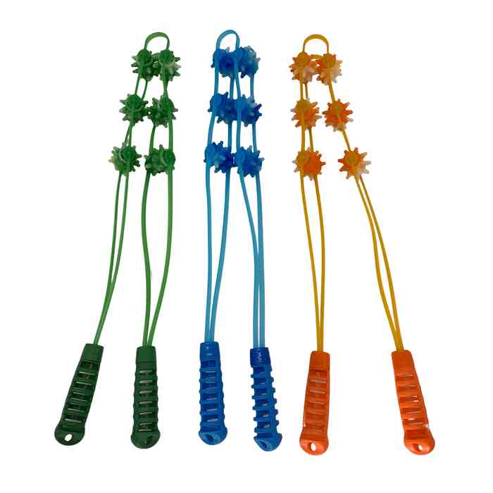 [HE1648] Masajeador rodillo para cuello de plástico, en caja varios colores
