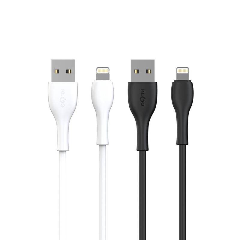 [HE1732] Cable USB-Lightning 1m, varios colores, KLGO en caja