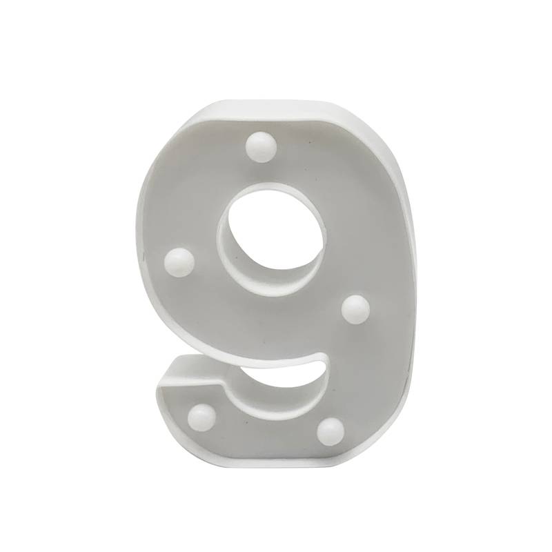 [HE1741I] Lámpara led número 9, 2AA