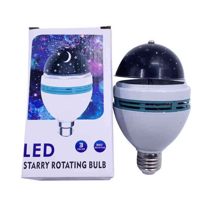 [HE1742] Lámpara LED giratoria proyector de estrellas, en caja