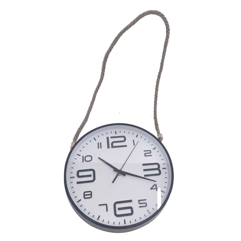 [HE1761] Reloj de pared 25cm de diámetro, con cuerda, en caja, 2 colores