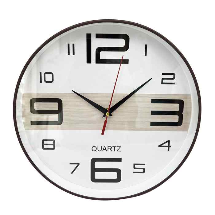 Reloj de pared, 30cm de diámetro, en caja